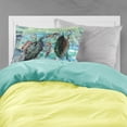 thumbnail image 2 of Watery Teal and Purple Crabs Fabric Standard Pillowcase, 2 of 2