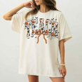 thumbnail image 4 of Halloween Teach Pumpkin Bow T-Shirt, Cute Teacher Graphic Tee, Retro Spooky Season Shirt, Fall Classroom Apparel Gift for Her - Ivory, XL, 4 of 5