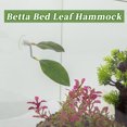 thumbnail image 4 of Cama única para peces Betta, cama de hoja para Betta, hamaca de plástico para Betta, almohadilla de hamaca para Betta con ventosa verde, 4 of 7