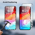 thumbnail image 6 of Venoro 3Pcs for iPhone 15 Pro Max/15 Pro/15 Plus/15 Tempered Glass Screen and Lens Protector, Clear, 6 of 13