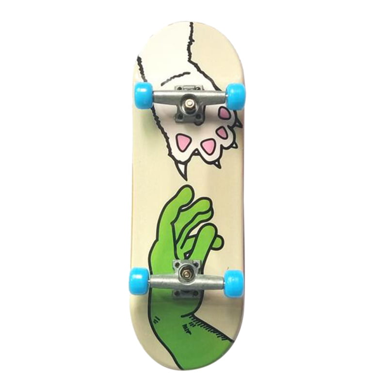 Boys Mini Wooden Fingerboard Finger Skate Board Children Birthday Toy Gift 