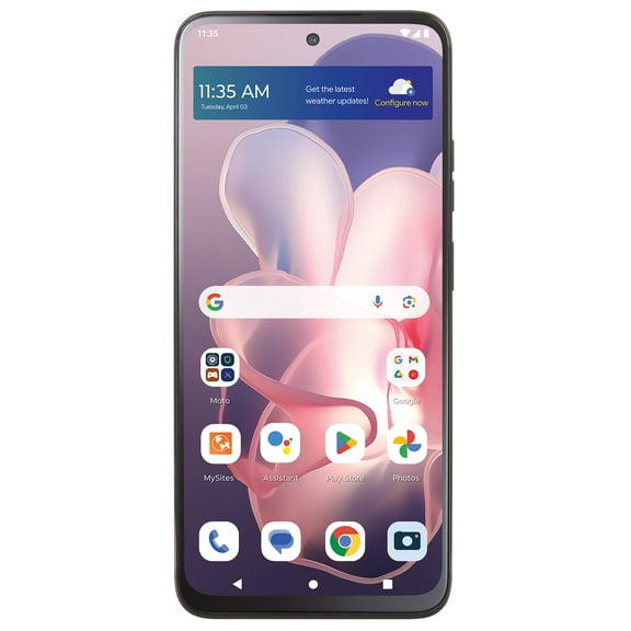 Pre-Owned Motorola STMTXT2415VCPWP Moto G Power 5G 2024 6.5'' 4GB RAM 128GB Storage 2 GHz Processor Speed Straight Talk Prepaid Smartphone, Black