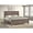 taupe 7, variant on Bed Frame Strick & Bolton White High Gloss Wood Queen LED Panel Bed,Platform Bed Frame
