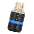 thumbnail image 6 of Monosaudio Power Plug Pure Copper 24K Gold‑Plated Audio Connector Power Plug 100‑250VF103G (Female), 6 of 8