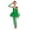 Green, variant on Aislor Girls Candy Cane Costume Kids Cami Christmas Leggings Jumpsuit with Arm Sleeves Performance Dancewear Size 6-16 Red 6