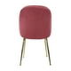 thumbnail image 5 of Set de 4 Sillas Vanguardista Mundo In Treviso Velvet Rosa, 5 of 9