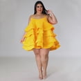 thumbnail image 2 of AURA Women Sleeveless Square Neck Ruffle Strap Dress Sexy Princess Midi Dress Summer Vacation Dress, 2 of 6