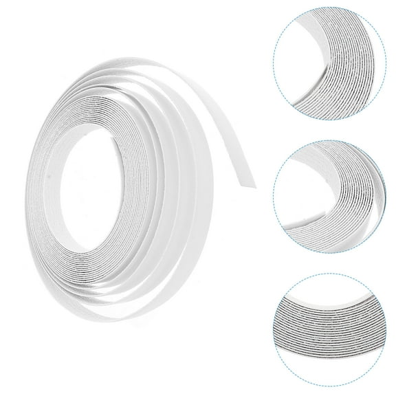 PBPBOX Furniture Restoration White PVC Edge-Banding Flexible Tape with Strong Adhesive for Table Edges