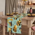 thumbnail image 2 of Table Runners 72 Inches Long Dress Scarves, Construction Truck Farmhouse Kitchen/Dining Table Runner, Coffee Tablerunners, Cartoon Grips and Bulldozers Green 18x72 Inch, 2 of 9
