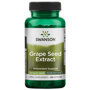 Swanson Grape Seed Extract (Standardized) 50 mg 120 Capsules