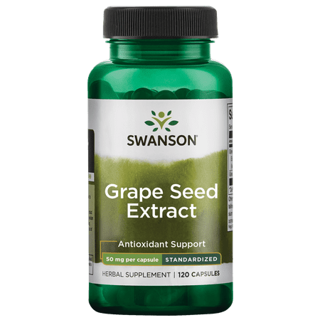 Swanson Grape Seed Extract (Standardized) 50 mg 120 Capsules