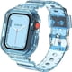 thumbnail image 1 of Correa Extensible De Silicona + Case Transparente Unisex M / L 41 / 44 / 45 / 49 mm Para Apple Watch Ultra Compatible Con Serie 8 / 7 / 6 / 5 / 4 / 3 / SE, 1 of 4