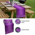 thumbnail image 5 of Modern Purple Table Runner - 36 Inch Long, Kitchen Dining Table Runner Dresser Scarves, Abstract Diamond Luxury Gradient Farmhouse Decor for Coffee Tables Wedding Party Banquet, 5 of 8