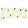 thumbnail image 2 of Torched Dad Beer Cap Holder | Beer Cap Catcher Trap | Wall Mount Display Decor | Multicolor, 2 of 3