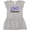 AC-Heather Grey, variant on Colorado Columbine Flowers Girls Toddler Dress