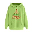 thumbnail image 1 of WILLBEST Sudadera Larga para Mujer, Sudadera Navideña con Estampado de Árbol de Navidad, Sudadera con Capucha de Manga Larga, Linda Sudadera Navideña Mediana, 1 of 3