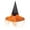 orange, variant on Halloween Black Witch Hat, Lightweight Fabric Wizard Pointed Hat, Traditional Halloween Costume Accessory for Adults Cosplay Party Dress Up