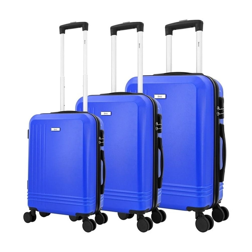 Alisa ABS Hard shell Lightweight 360 Dual Spinning Wheels Combo Lock 28" 24", 20" 3 Piece Luggage Set