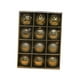 thumbnail image 3 of 12 adornos navideños colgantes de 6 cm con forma de bola decorativa. Oro, 3 of 9