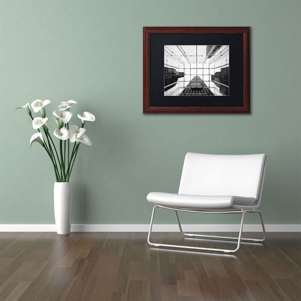 Trademark Fine Art "Big Apple I" Canvas Art by Nina Papiorek, Black Matte, Wood Frame