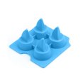 thumbnail image 4 of Molde para hacer hielo con rejilla para hielo, novedoso molde para hielo, molde para gomitas, bandeja para hielo con forma de aleta de tiburón, máquina para hacer cubitos de hielo, 4 of 6