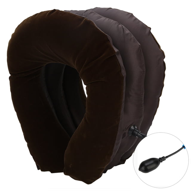 Cervical Traction Device, Portable U Shaped Thickened Inflatable Cervical Pillow, Instant Relief of Neck Pain Suitable for Home Office