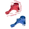 thumbnail image 4 of sweethay Brazos de suspensión Copa de dirección resistente al desgaste Barra de tracción impermeable Bloque de rueda para 1/10 RC En carretera Eje Type2 NO2 sweethay FN010610-09, 4 of 6