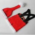 thumbnail image 4 of Christmas Baby Outfit, Crochet Baby Outfit, Newborn Santa Outfit, Baby Photo Prop, Newborn Photo Outfit, Long Tail Boy Photo Outfit Clothes, 4 of 4