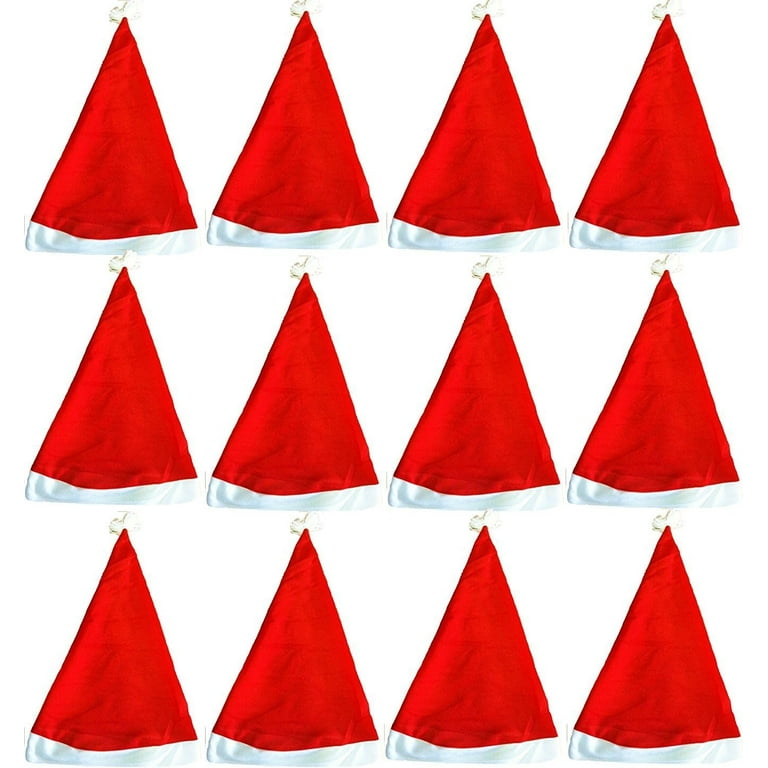 Dozen santa hats discount