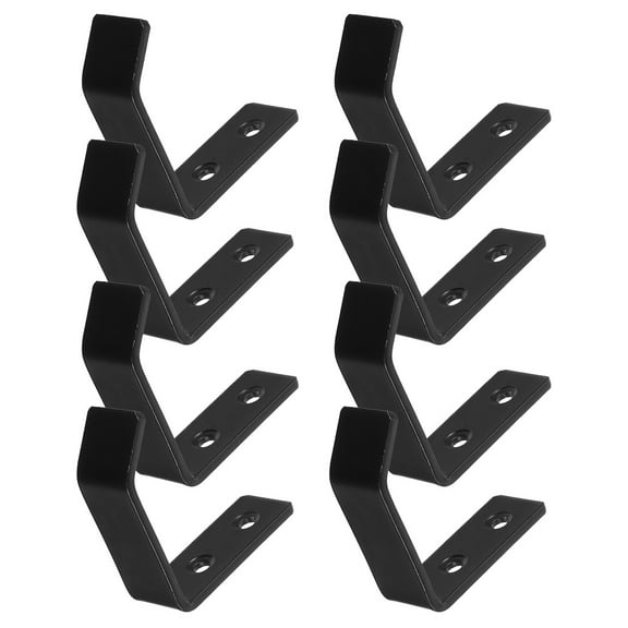 UPKOCH Utility Hook Black 8Pcs 2.2x1.9x0.8in