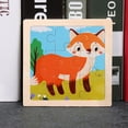 thumbnail image 2 of Rompecabezas De Madera De Nueve Piezas Con Animales De Dibujos Animados Rompecabezas De Madera Para La Educación Temprana De Los Niños Rompecabezas Educativo Juguete De Madera Para Niños De 2 A 5 Añ, 2 of 3