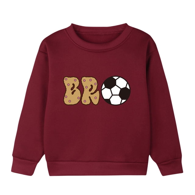 Pisexur Vêtements pour Bébé Fille Vêtements pour Bébés Garçons Tendance Décontracté Unisexe Chandail pour Filles à Manches Longues Mignon à Imprimé Graphique Chandails à Col Rond Chandail à Enfiler Hauts Vêtements pour Bébé Fille en Molleton Vêtements d'Automne 3-8 Ans