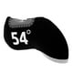 thumbnail image 2 of Funda protectora para cabeza de putter de hierro de lujo para palos de golf deportivos, de 48 degree a 60 degree 54 grados Negro, 2 of 7