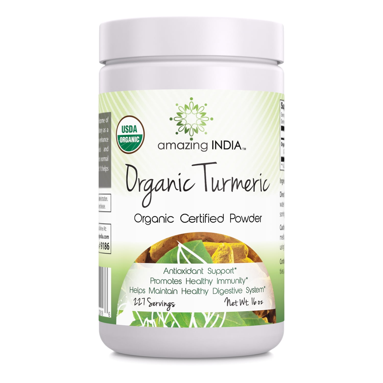 Amazing India Organic Turmeric - 16 Oz