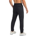 thumbnail image 4 of Pantalón jogger negro para hombre G Gradual, corte tapered, con cierre, 4 of 6