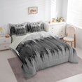 thumbnail image 3 of jejeloiu Gray Batik 7-Piece Twin Bedding Sets,Modern Abstract Art Bedding Comforter Set,Minimalism Graffiti Sheet Sets For Teens,Breathable Home Decor Reversible, 3 of 8