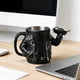 thumbnail image 3 of Taza de café novedosa para hombre, diseño creativo de chaqueta de motociclista, taza de resina de 200 ml, regalo único para amantes del café, amantes del té, regalo de cumpleaños y vacaciones., 3 of 8