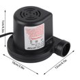 thumbnail image 1 of Air Pump for Inflatables, Portable Electric Air Mattress Pump 12V DC Electric Air Pump Inflator with 3 Nozzles for Inflatables Mattress, Raft, Bed, Boat, 1 of 8