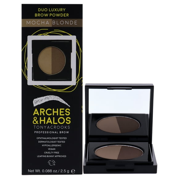 Polvo para cejas Arches and Halos Duo Luxury Mocha Blonde 0.088 oz
