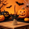 thumbnail image 6 of Halloween Witches Broom, Colorful Witch Broomstick Flying Stick Props Plastic Broom Witch Costume Accessories, Party Supplies, 6 of 6
