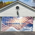 Memorial Day Garage Door Decoration Garage Door Banner Mural Cover 7 X 16 Feet Large Party B