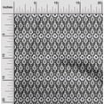 thumbnail image 1 of oneOone Viscose Chiffon Fabric Ogee Ikat Print Fabric BTY 42 Inch Wide, 1 of 1
