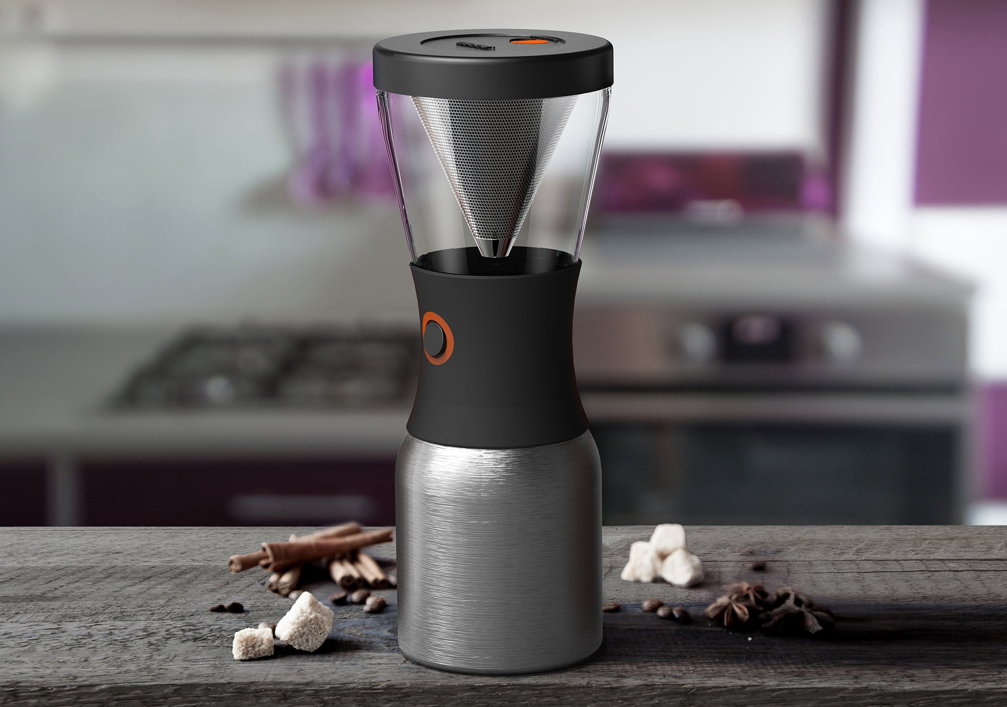 Asobu 40 Ounce Portable Insulated Cold Brew Coffee Maker