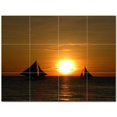 thumbnail image 1 of Boat Ship Ceramic Tile Mural Kitchen Backsplash Bathroom Shower 400197-M43, 1 of 3