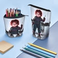 thumbnail image 5 of Lsque Chucky Pattern Telescopic Pencil Bag Pen Holder Stationery Case, Stand-up Retractable Transformer Bag Organizer, 5 of 6