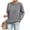Dark Gray, variant on Sweatshirts for Women Fall Outfits - Athletic Crew Neck Loose Pullover, Long Sleeve Solid Top for Active Lifestyle and Sporty Casual.,Black L