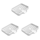 thumbnail image 2 of JShteea Jabonera Silicona para Fregadero Portátil Drenable Soporte para Esponja para Baño (blanco), 2 of 5