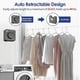 thumbnail image 5 of Retractable Clothesline Indoor, Wall Mounted Clothesline Gray, 5 of 5