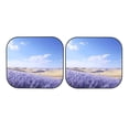 thumbnail image 7 of Daiia Lavender Fields Under Blue Sky 2PCS Car Windshield Sun Shade, Foldable Sun Shield for Car Front Window, Auto Sun Blocker Visor Protector Universal for Truck SUV Pickup-Medium, 7 of 7