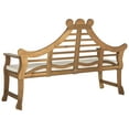 thumbnail image 4 of Safavieh Azusa Indoor/Outdoor Traditional Garden Bench with Cushion, 4 of 7